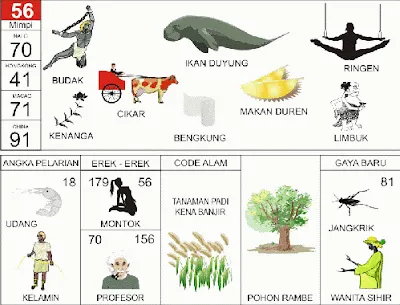 Buku Mimpi Erek Erek 2D Bergambar Nomor 56 Kofitoto - Tafsir Mimpi Terlengkap