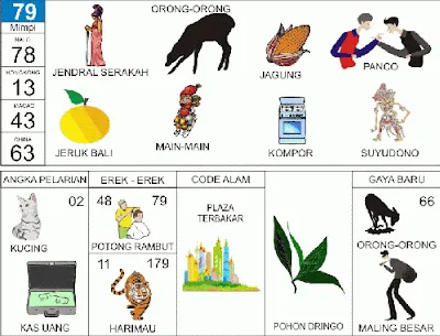 Buku Mimpi Erek Erek 2D Bergambar Nomor 79 Kofitoto - Tafsir Mimpi Terlengkap